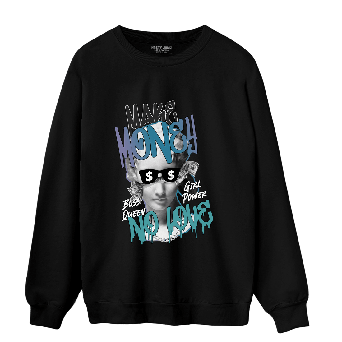 Low Love Letter 14s Sweatshirt Match Make Money No Love - NastyJamz