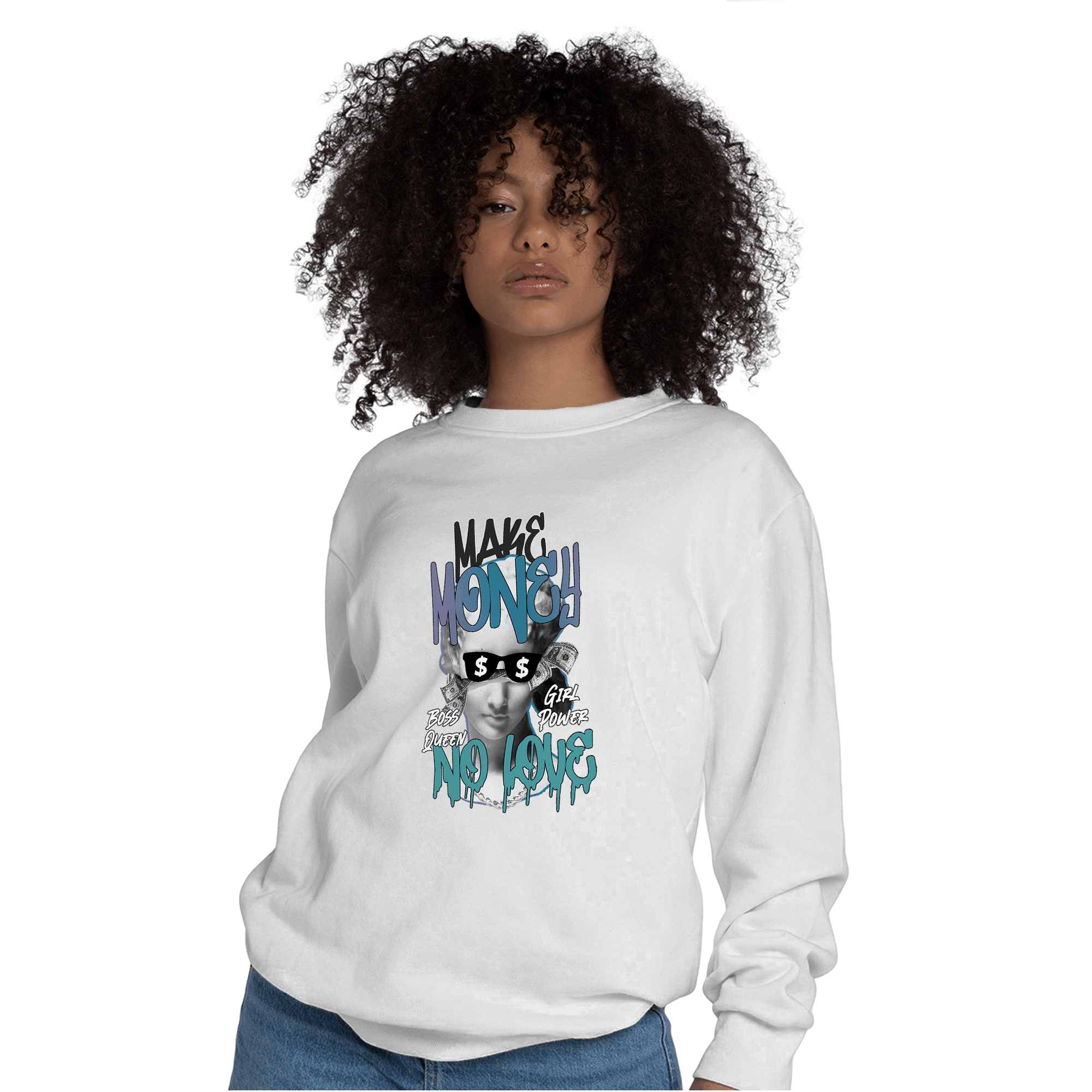 Low Love Letter 14s Sweatshirt Match Make Money No Love - NastyJamz