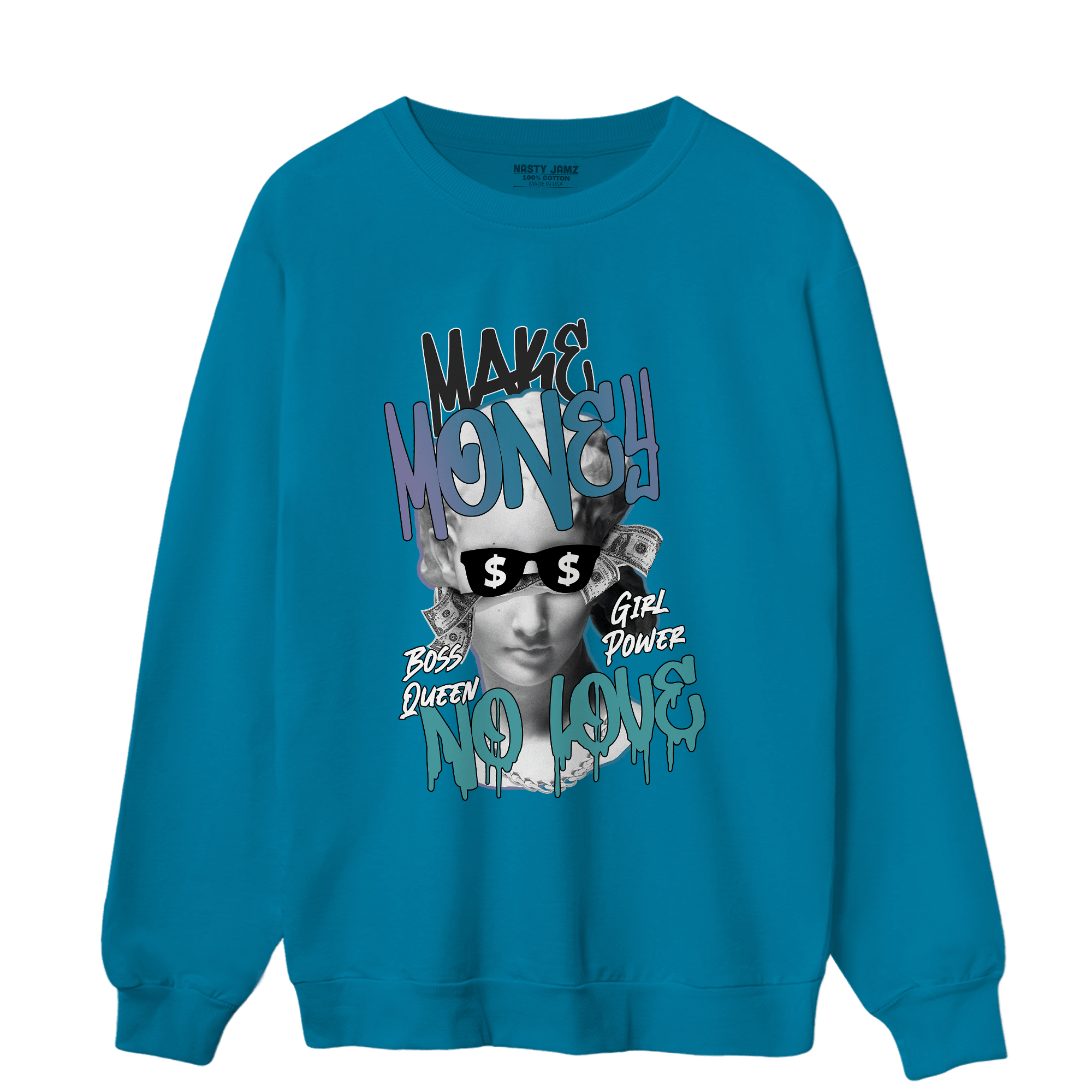 Low Love Letter 14s Sweatshirt Match Make Money No Love - NastyJamz