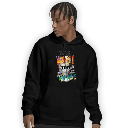 Mid GS Six Championships 1s Hoodie Match Make Money No Love - NastyJamz