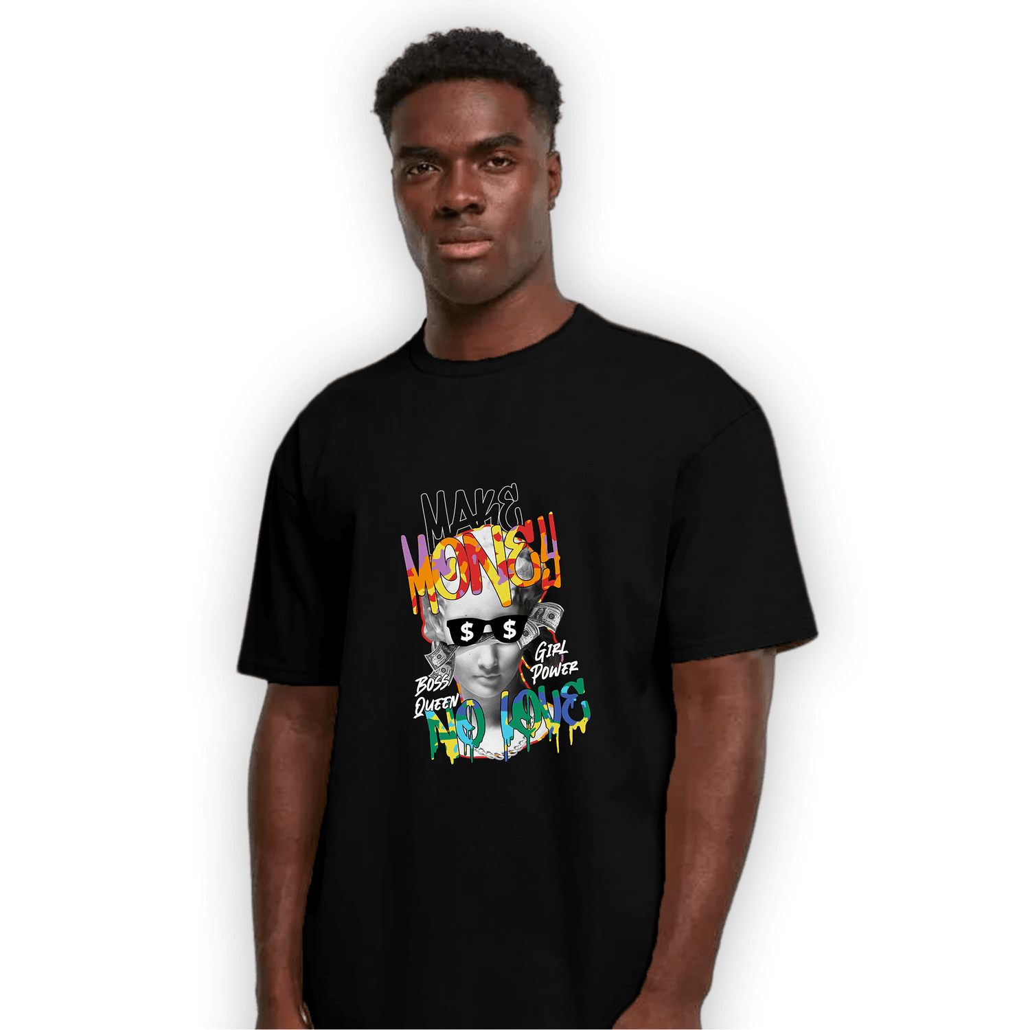 Mid GS Six Championships 1s T Shirt Match Make Money No Love - NastyJamz
