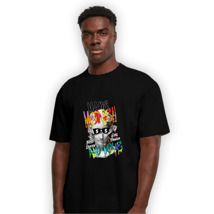Mid GS Six Championships 1s T Shirt Match Make Money No Love - NastyJamz