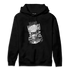 Retro High OG Black White 1s Hoodie Match Make Money No Love - NastyJamz