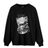 Retro High OG Black White 1s Sweatshirt Match Make Money No Love - NastyJamz