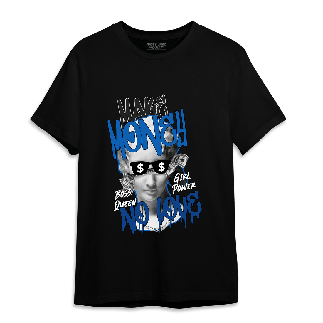 Royal Reimagined 1s T Shirt Match Make Money No Love - NastyJamz