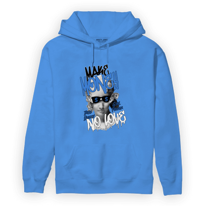 University Blue Toe 1s Hoodie Match Make Money No Love - NastyJamz