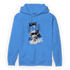 University Blue Toe 1s Hoodie Match Make Money No Love - NastyJamz