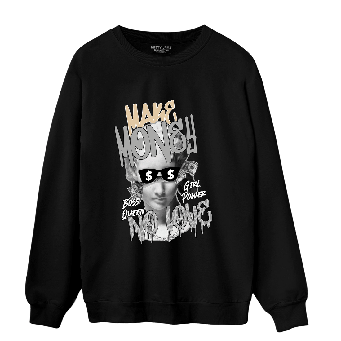 Craft Ivory 3s Sweatshirt Match Make Money No Love - NastyJamz
