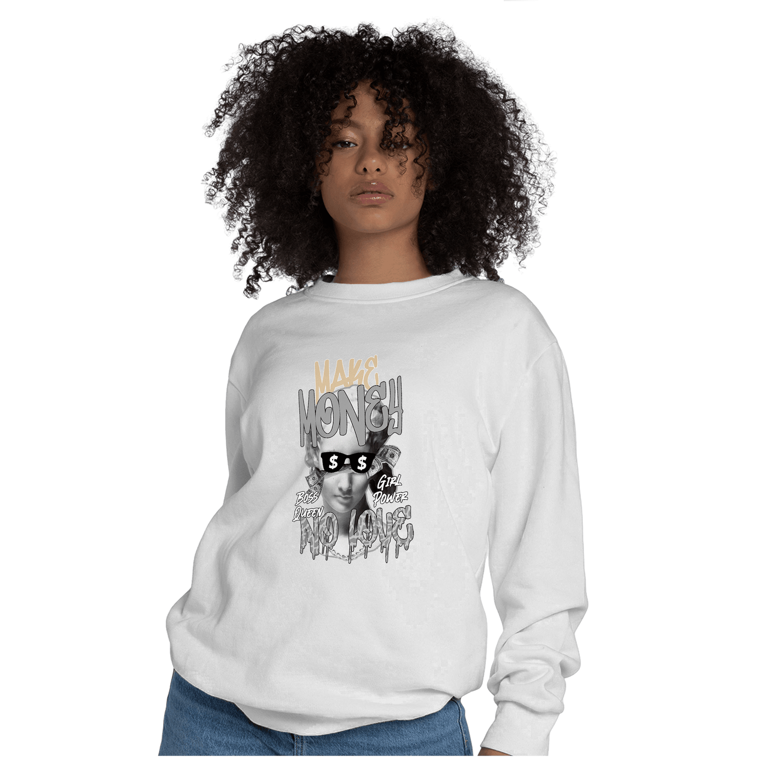 Craft Ivory 3s Sweatshirt Match Make Money No Love - NastyJamz
