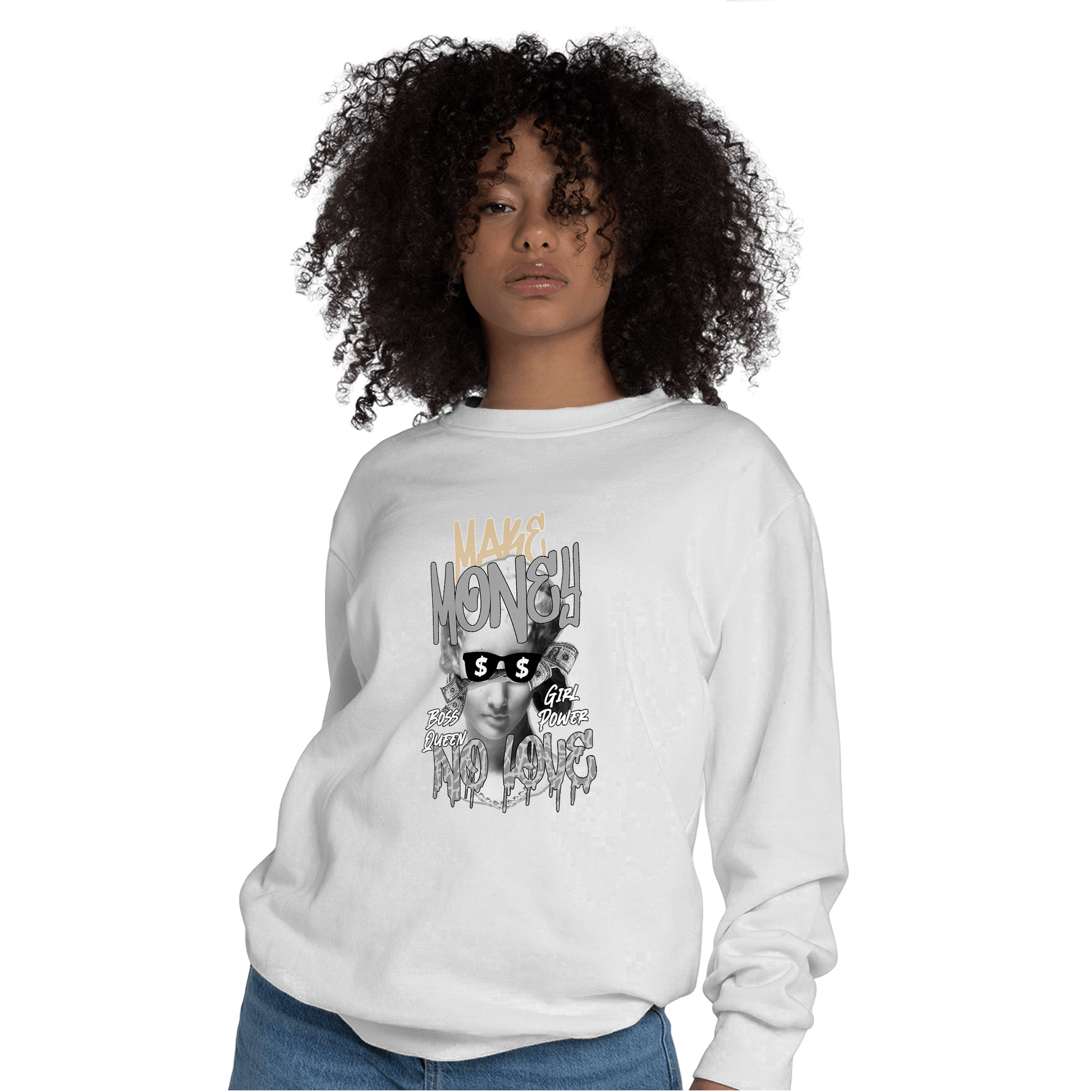 Craft Ivory 3s Sweatshirt Match Make Money No Love - NastyJamz