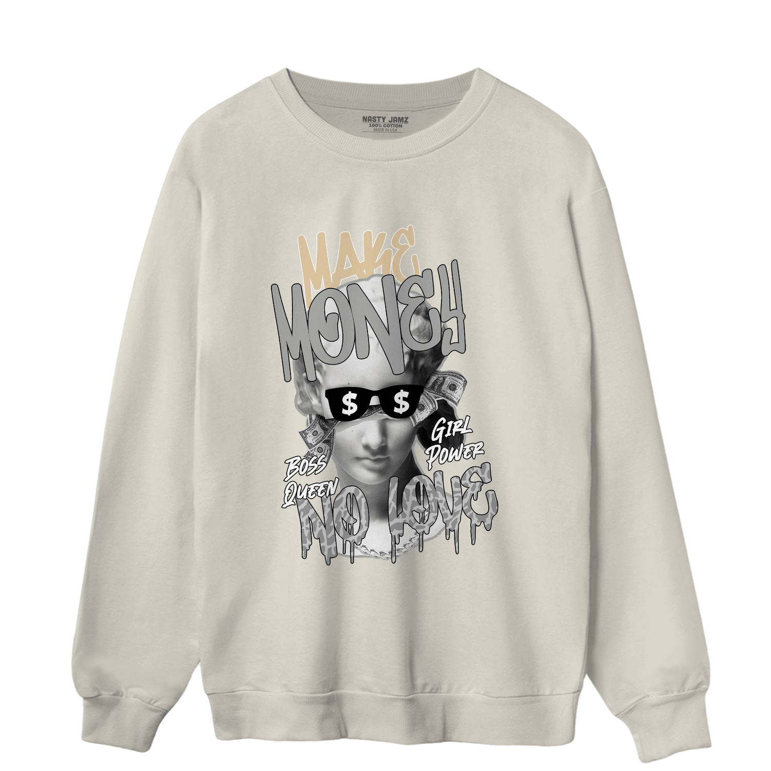 Craft Ivory 3s Sweatshirt Match Make Money No Love - NastyJamz