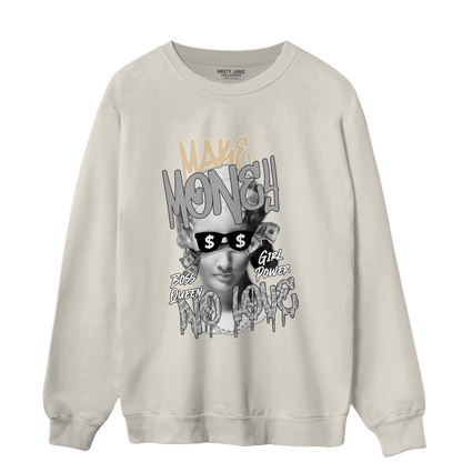 Craft Ivory 3s Sweatshirt Match Make Money No Love - NastyJamz