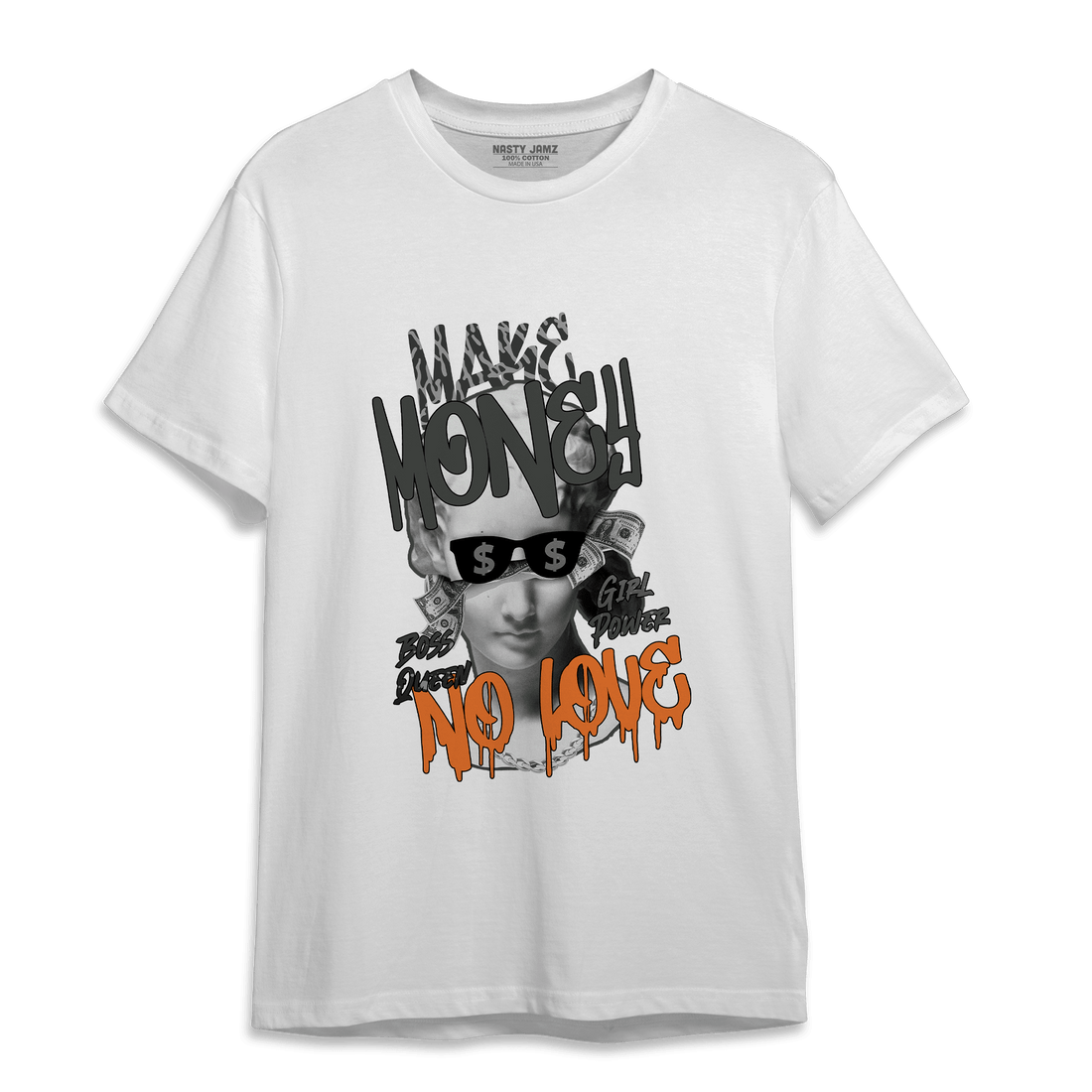 Fear Pack 3s T Shirt Match Make Money No Love - NastyJamz