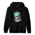 Green Glow 3s Hoodie Match Make Money No Love - NastyJamz
