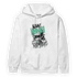 Green Glow 3s Hoodie Match Make Money No Love - NastyJamz