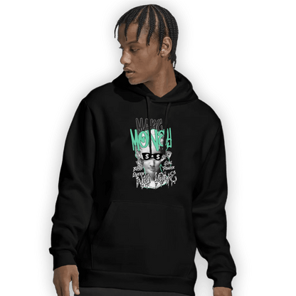 Green Glow 3s Hoodie Match Make Money No Love - NastyJamz