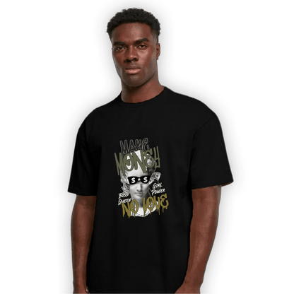 SE Craft Medium Olive 4s T Shirt Match Make Money No Love - NastyJamz