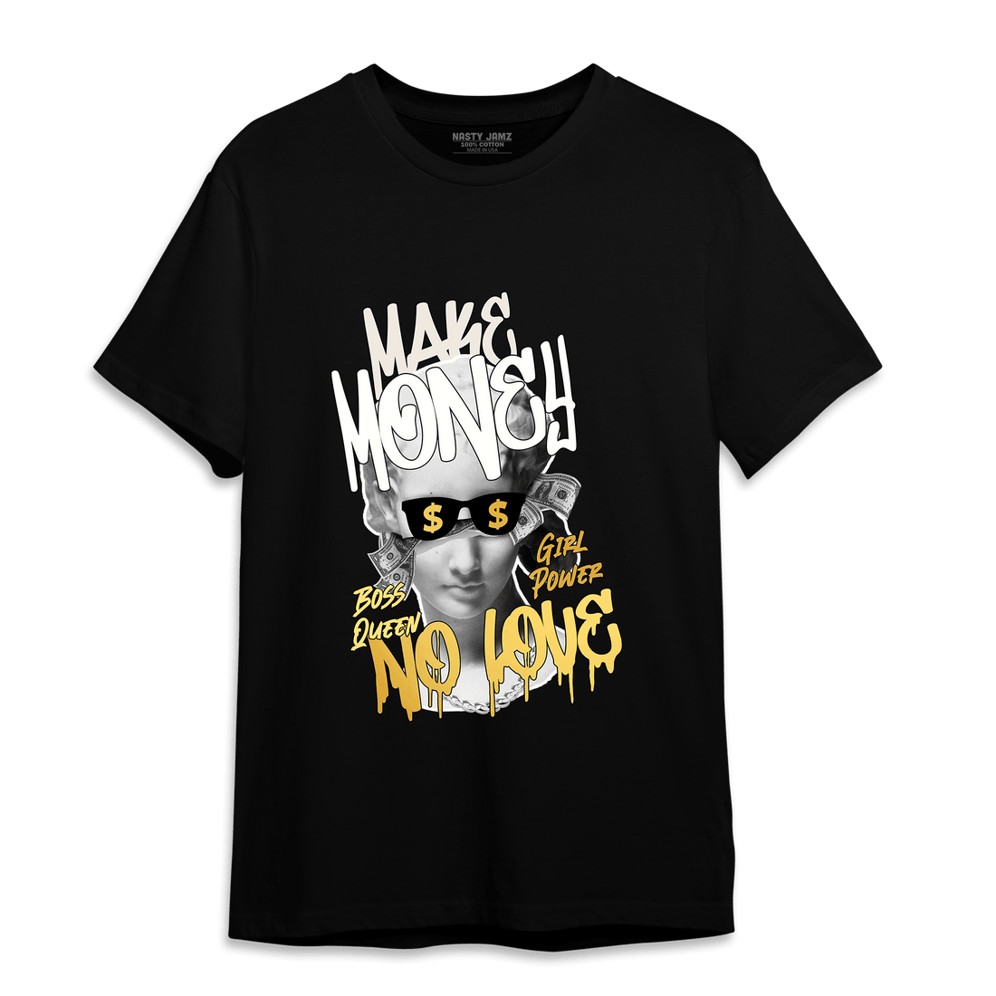 Sail 4s T Shirt Match Make Money No Love - NastyJamz