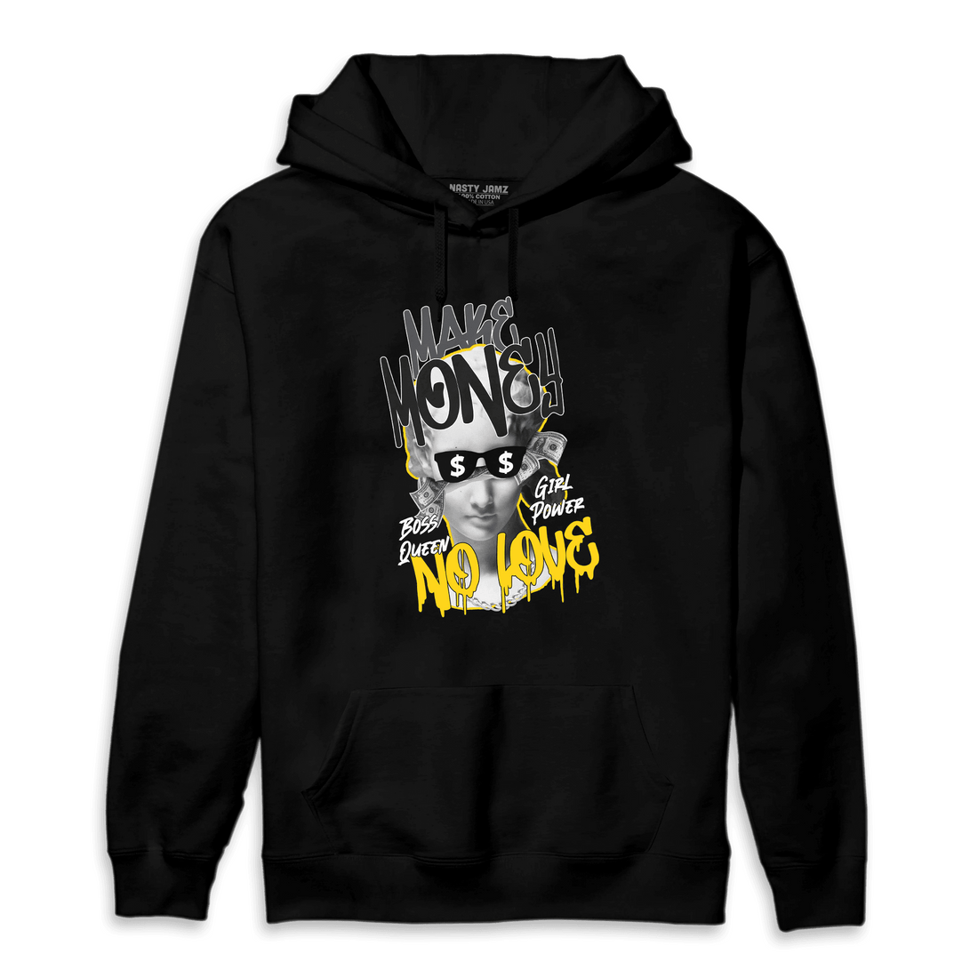 Thunder 4s Hoodie Match Make Money No Love - NastyJamz
