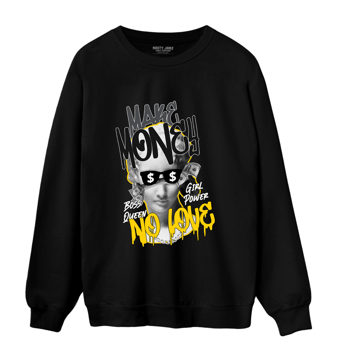 Thunder 4s Sweatshirt Match Make Money No Love - NastyJamz