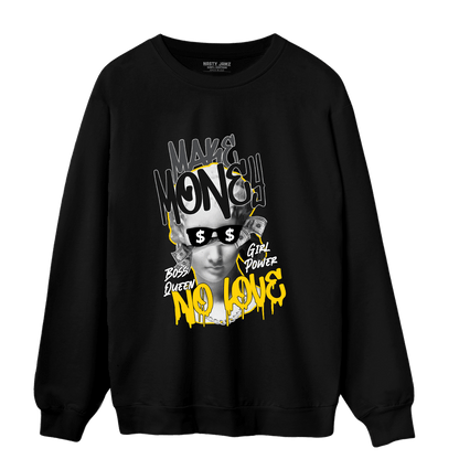 Thunder 4s Sweatshirt Match Make Money No Love - NastyJamz