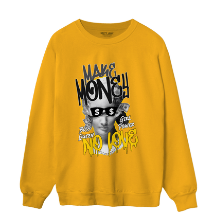 Thunder 4s Sweatshirt Match Make Money No Love - NastyJamz