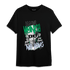 Lucky Green 5s T Shirt Match Make Money No Love - NastyJamz