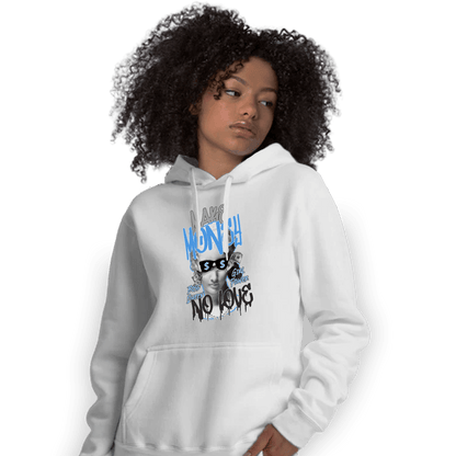 University Blue 5s Hoodie Match Make Money No Love - NastyJamz