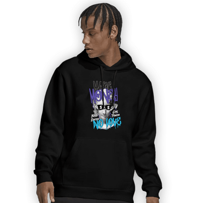 Aqua 6s Hoodie Match Make Money No Love - NastyJamz