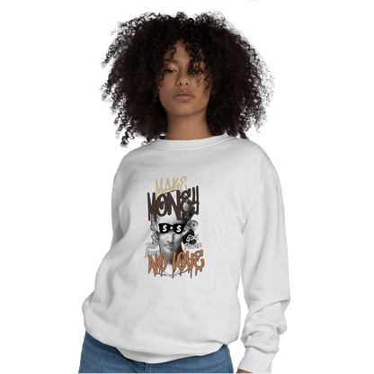 Jumpman Jack Sweatshirt Match Make Money No Love - NastyJamz