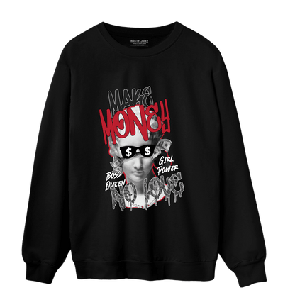 Spizike Low Bred Sweatshirt Match Make Money No Love - NastyJamz