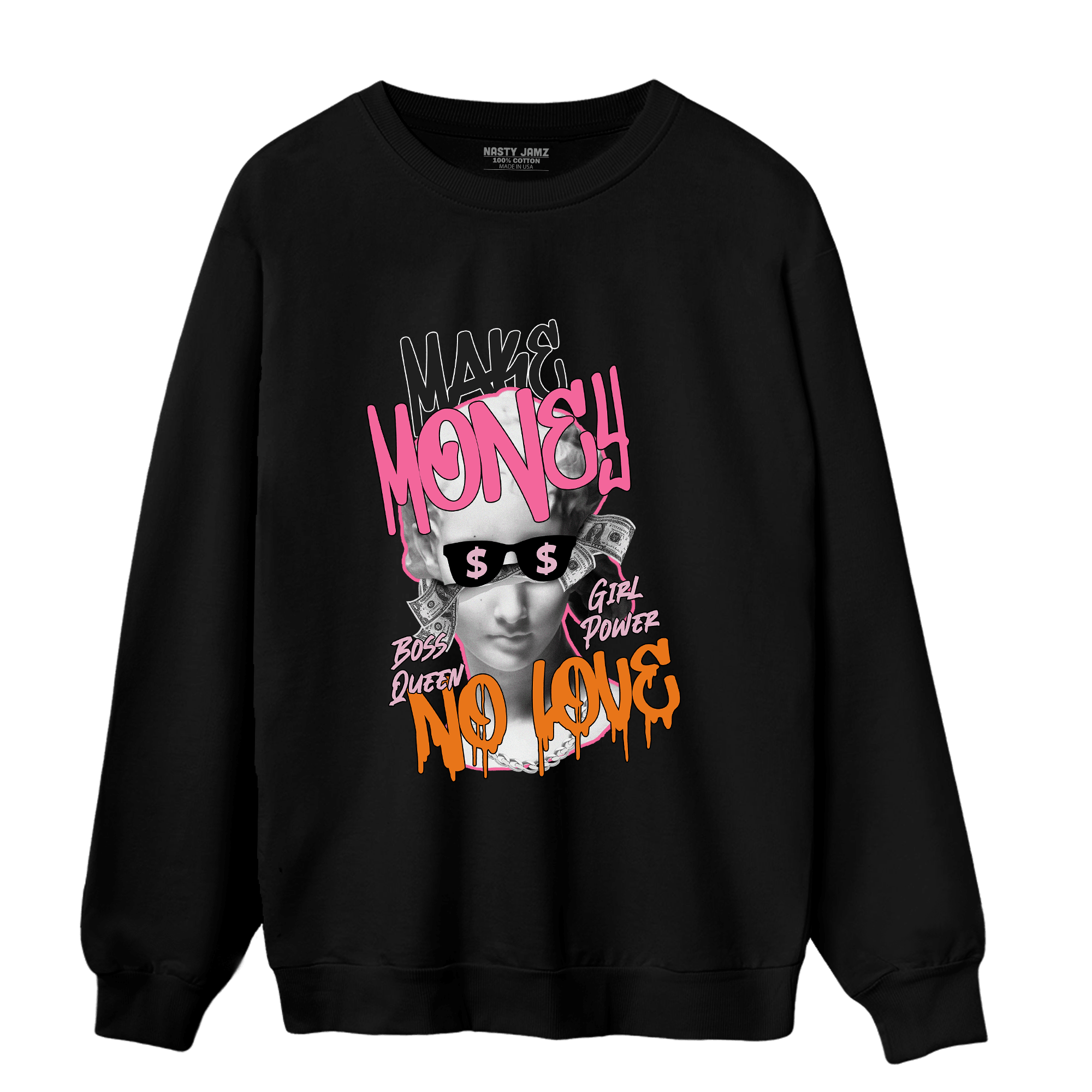 SB Dunk Blossom Sweatshirt Match Make Money No Love - NastyJamz