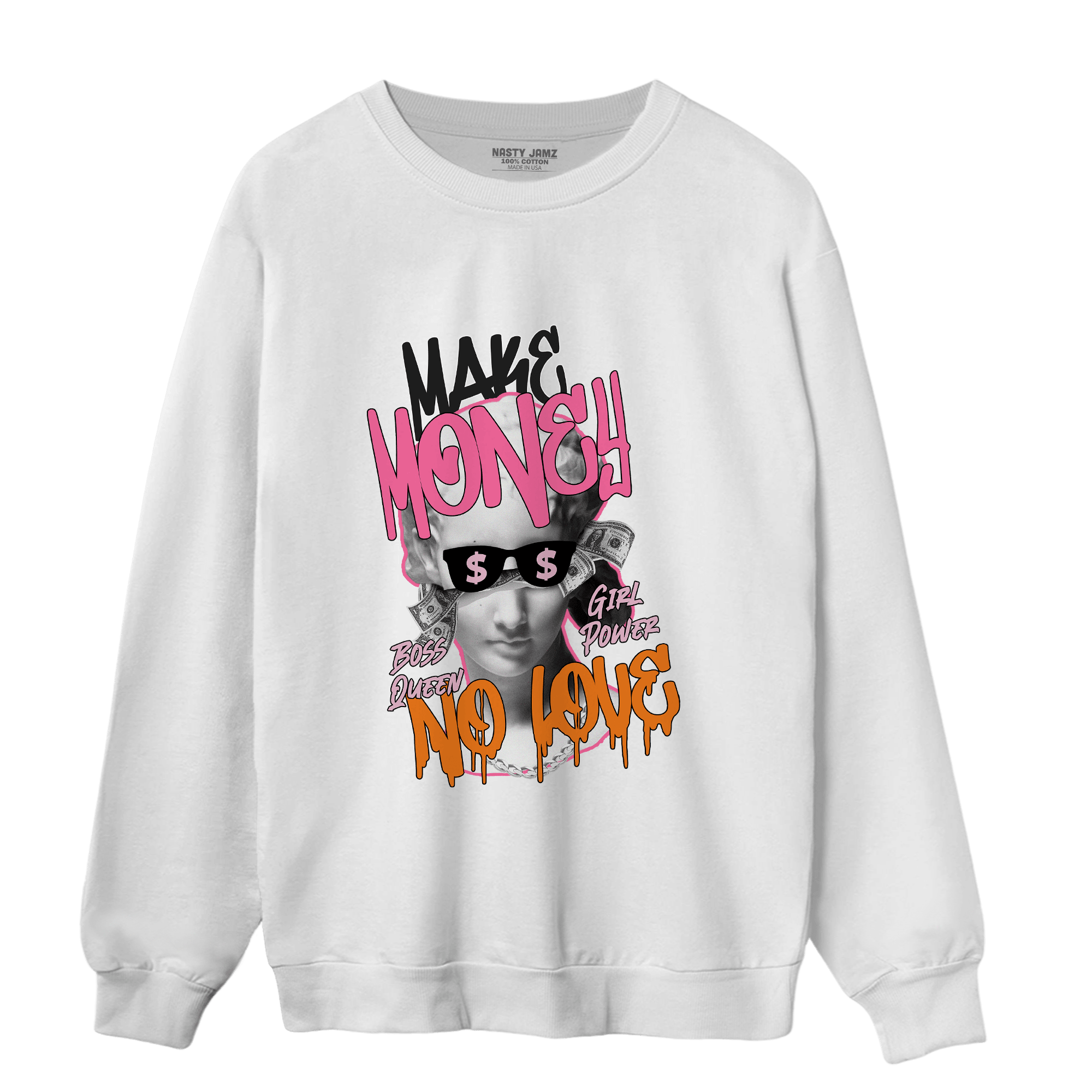 SB Dunk Blossom Sweatshirt Match Make Money No Love - NastyJamz