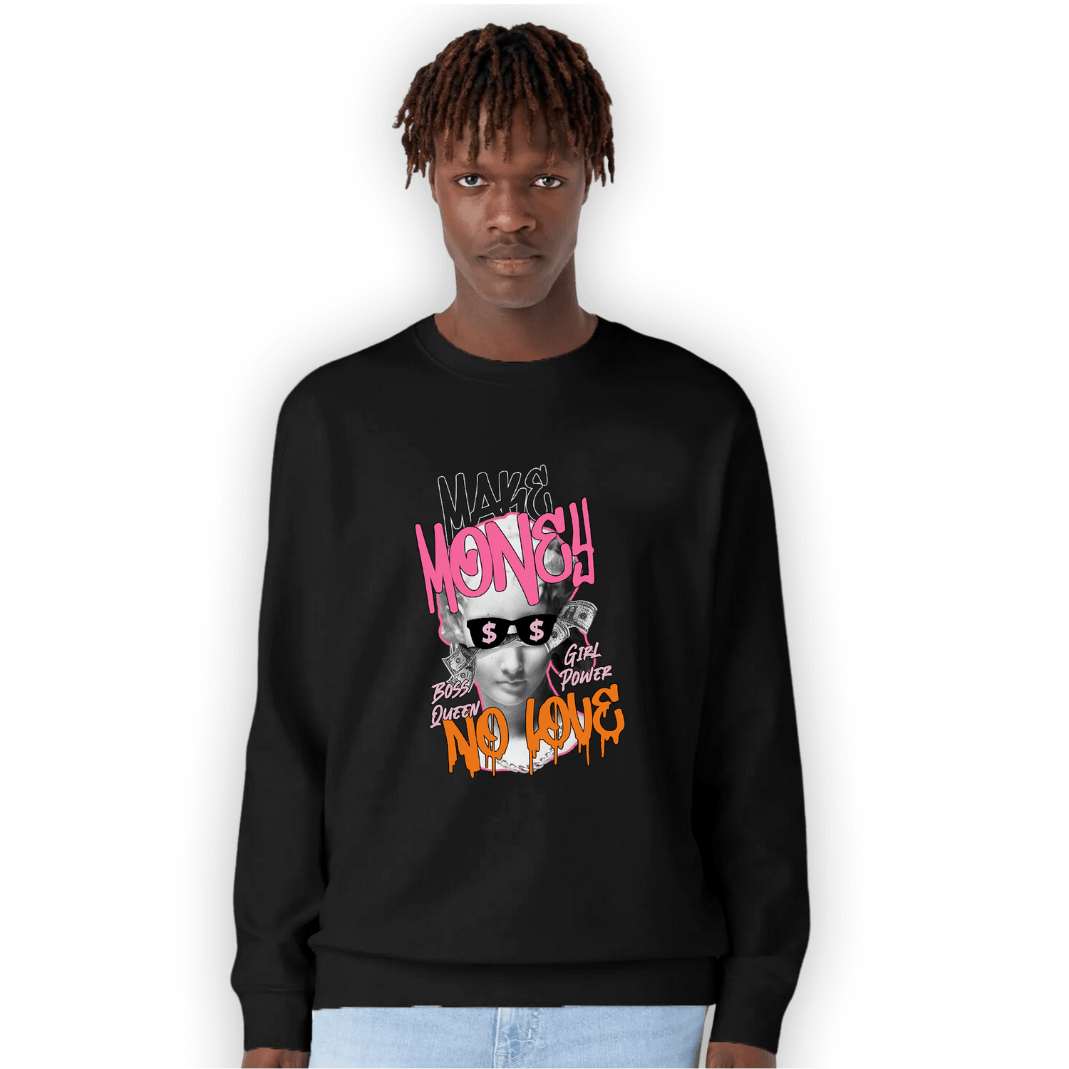 SB Dunk Blossom Sweatshirt Match Make Money No Love - NastyJamz