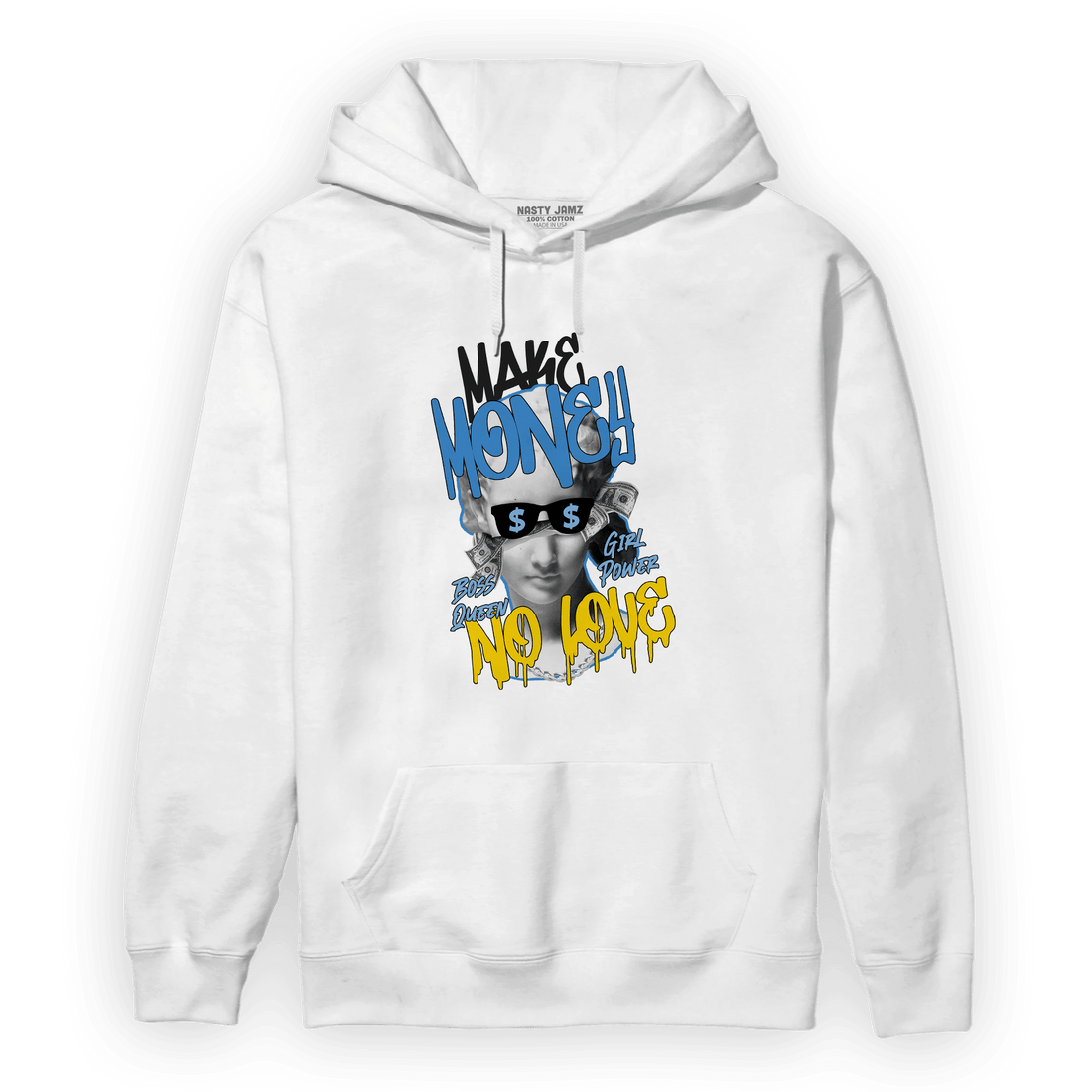 SB Dunk Bubbles Hoodie Match Make Money No Love - NastyJamz