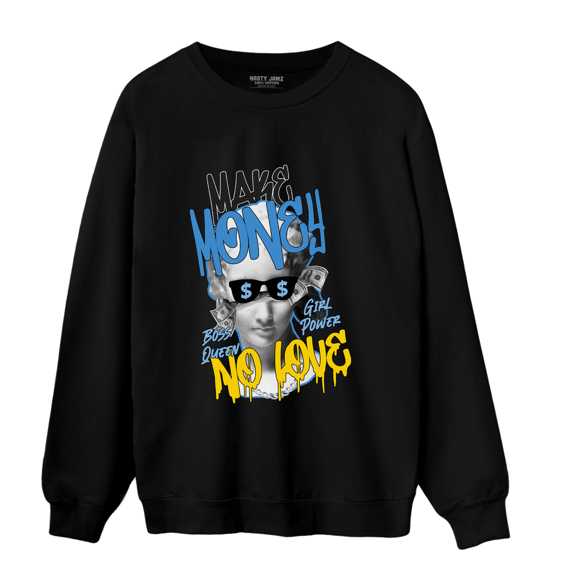 SB Dunk Bubbles Sweatshirt Match Make Money No Love - NastyJamz