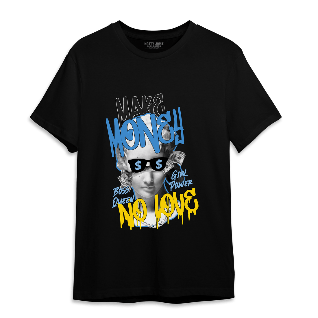 SB Dunk Bubbles T Shirt Match Make Money No Love - NastyJamz