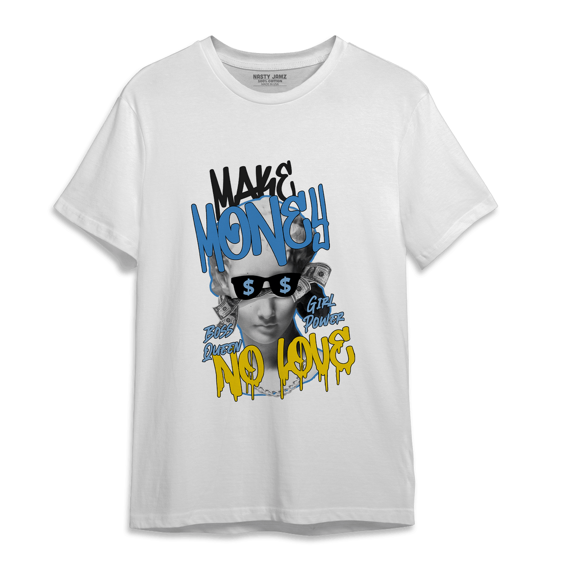 SB Dunk Bubbles T Shirt Match Make Money No Love - NastyJamz