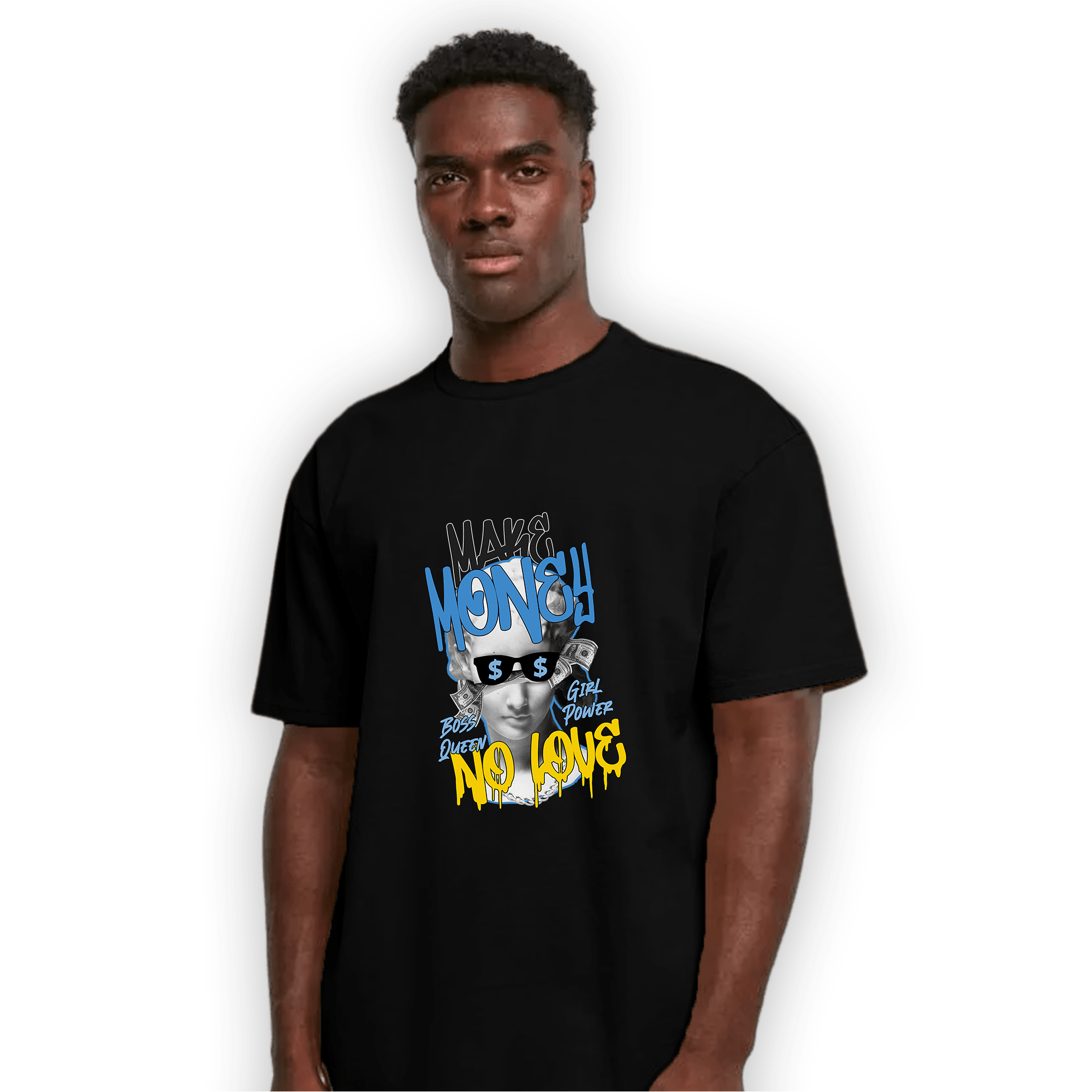 SB Dunk Bubbles T Shirt Match Make Money No Love - NastyJamz
