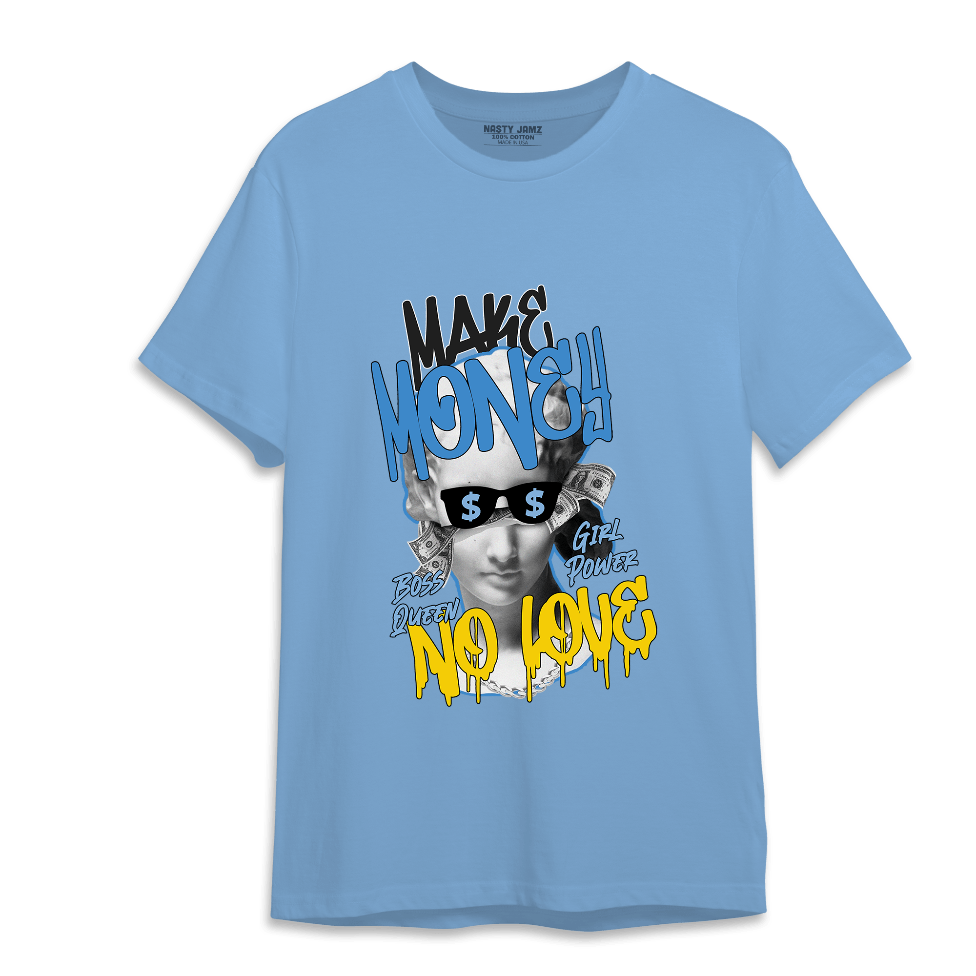 SB Dunk Bubbles T Shirt Match Make Money No Love - NastyJamz