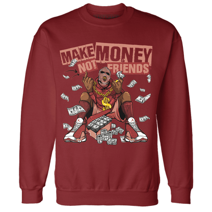 Dune Red 13s Sweatshirt Match Make Money Not Friends - NastyJamz