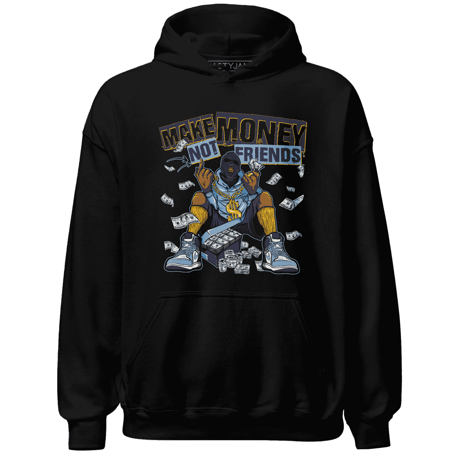 First In Flight 1s Hoodie Match Make Money Not Friends - NastyJamz