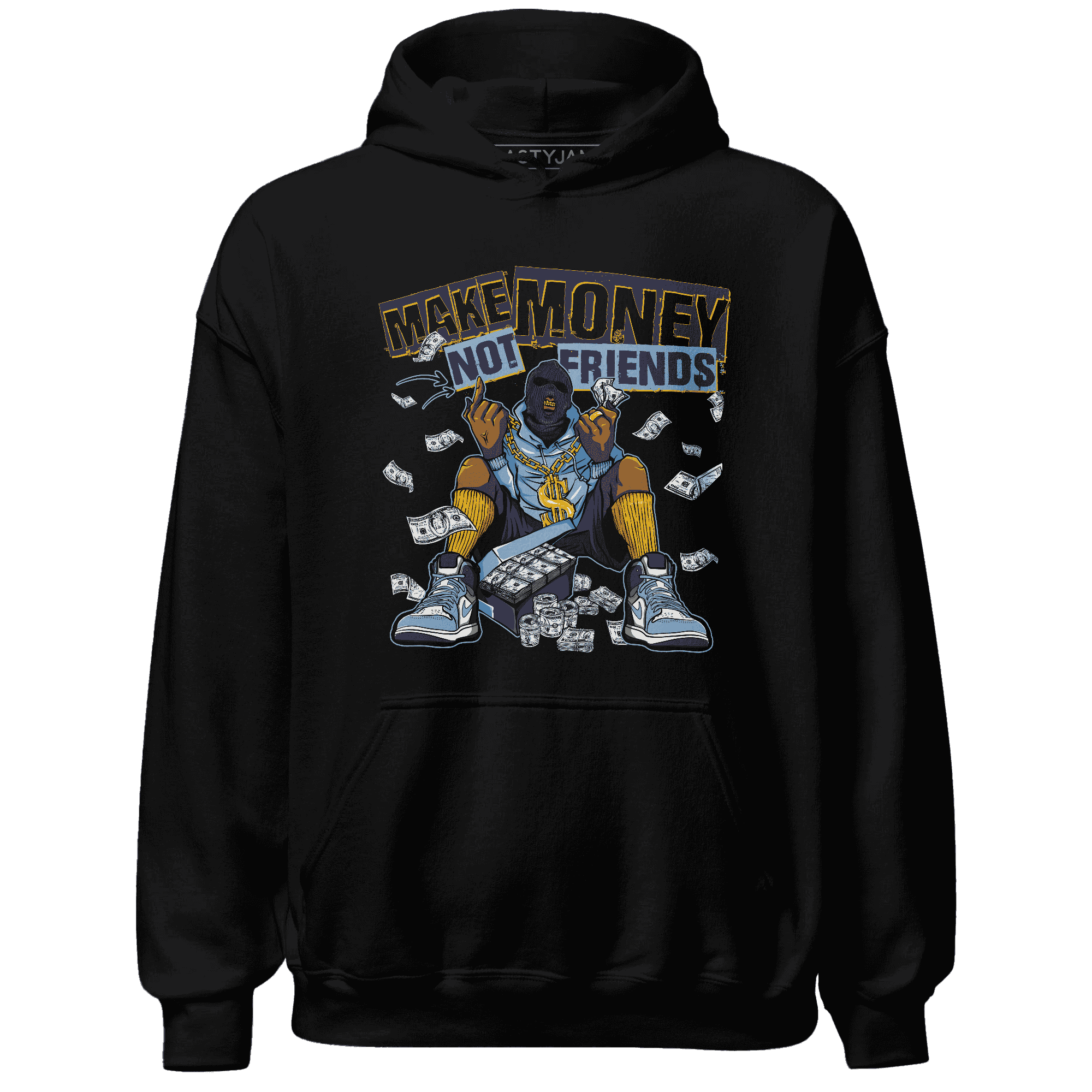First In Flight 1s Hoodie Match Make Money Not Friends - NastyJamz