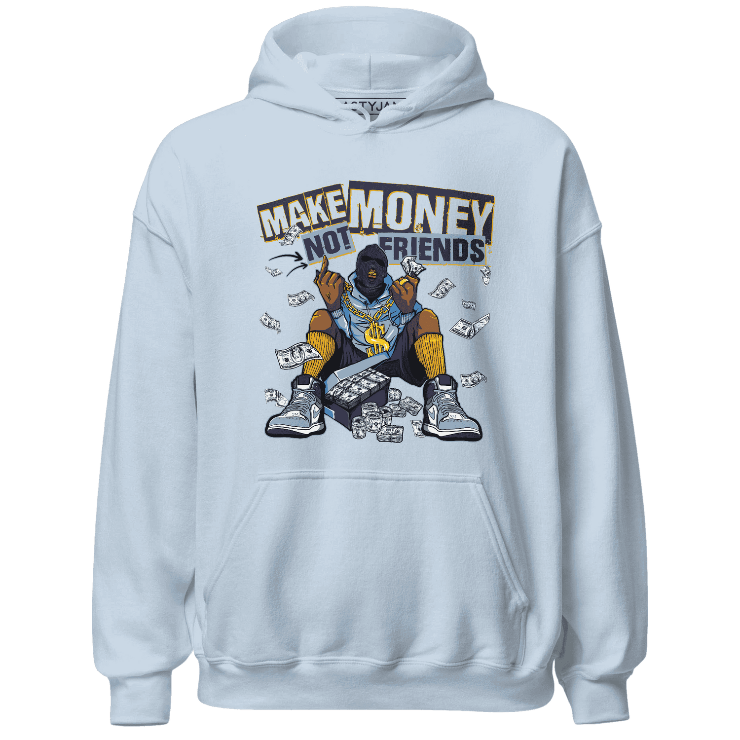 First In Flight 1s Hoodie Match Make Money Not Friends - NastyJamz