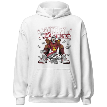 High 85 Metallic Burgundy 1s Hoodie Match Make Money Not Friends - NastyJamz