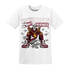 High White Team Red 1s T Shirt Match Make Money Not Friends - NastyJamz