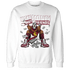 High White Team Red 1s Sweatshirt Match Make Money Not Friends - NastyJamz