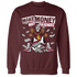 High White Team Red 1s Sweatshirt Match Make Money Not Friends - NastyJamz