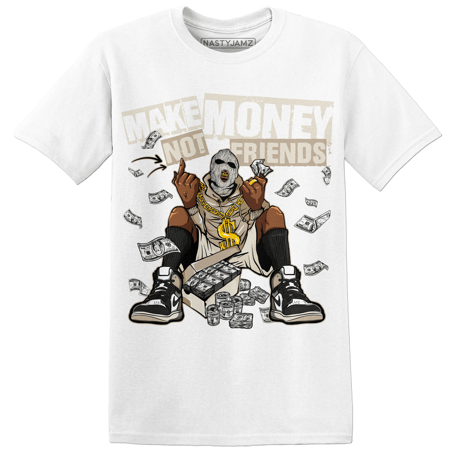 Latte 1s T Shirt Match Make Money Not Friends - NastyJamz