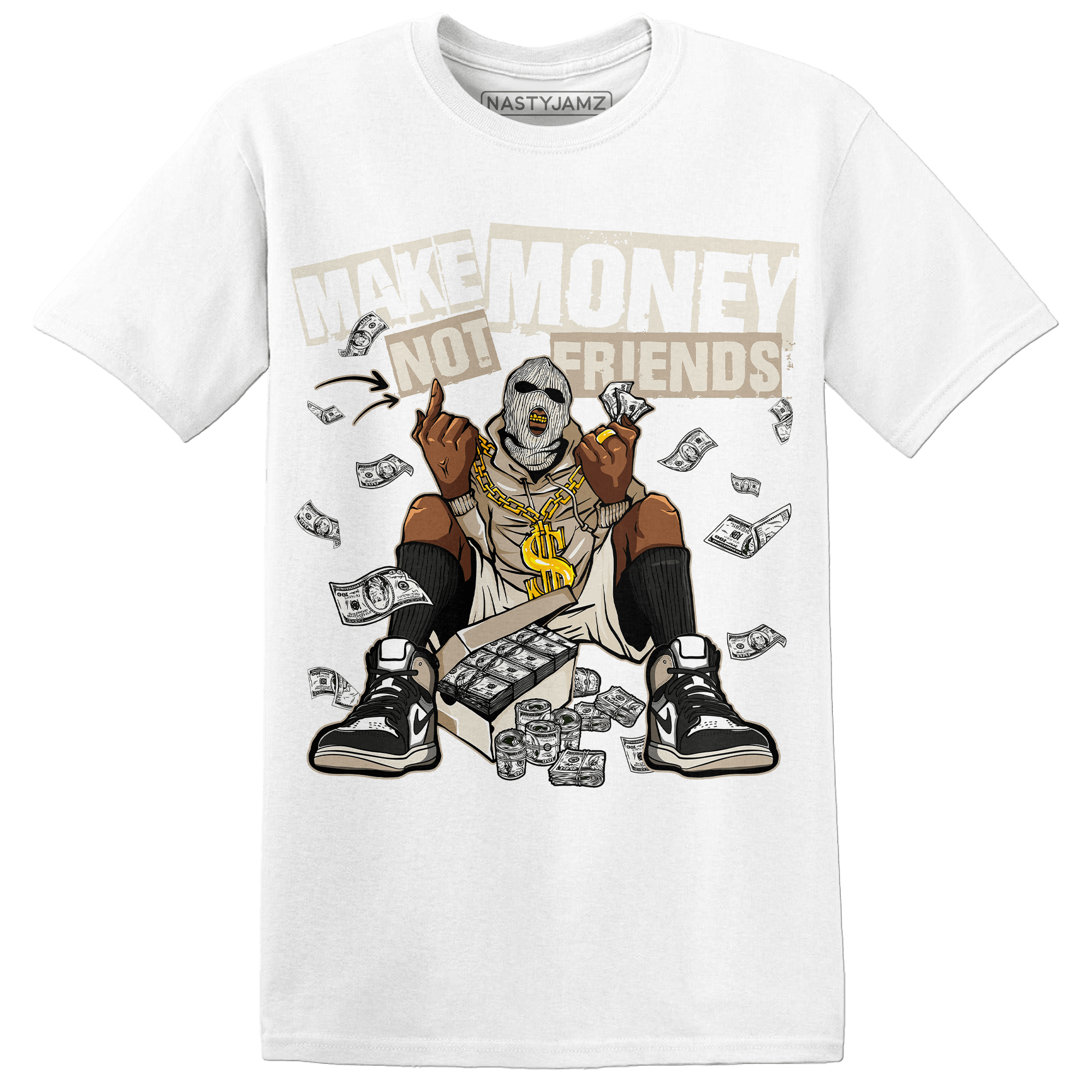 Latte 1s T Shirt Match Make Money Not Friends - NastyJamz